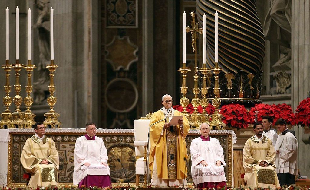 papa-leao-xiv-conduz-primeira-missa-do-galo-de-seu-pontificado