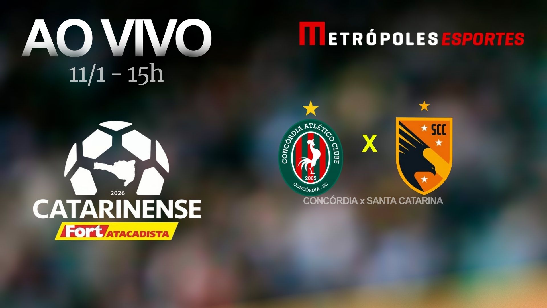 Catarinense 2026: assista Concórdia x Santa Catarina ao vivo - O SERINGAL