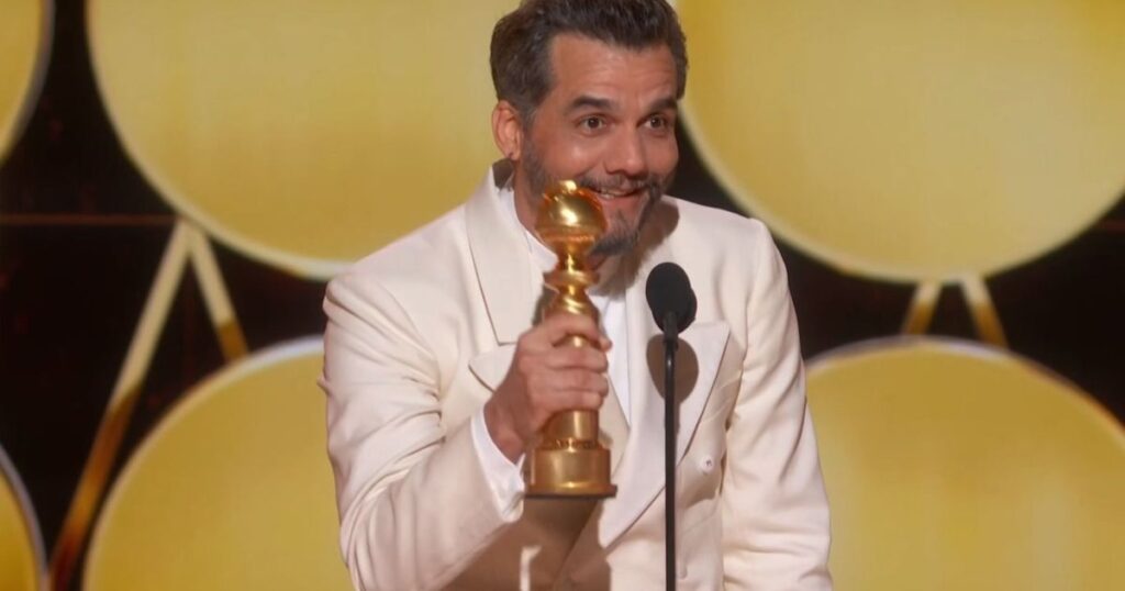 globo-de-ouro:-veja-discurso-de-wagner-moura-ao-ganhar-como-melhor-ator