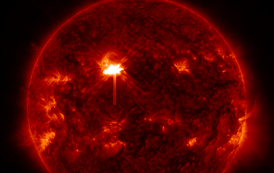 em-tres-dias,-sol-tem-5a-megaerupcao-em-mancha-10-vezes-maior-que-a-terra