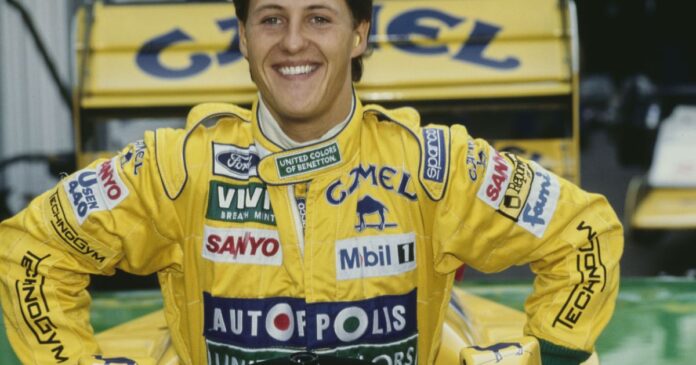 carro-da-1a-vitoria-de-schumacher-na-formula-1-e-leiloado;-veja-imagens