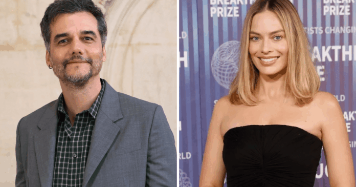 margot-robbie-rasga-elogios-para-wagner-moura:-“ele-e-realmente-bonito”