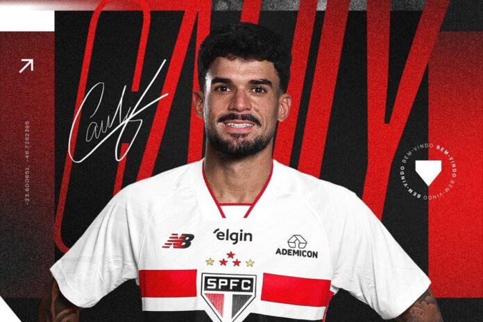 sao-paulo-anuncia-a-contratacao-de-cauly,-ex-bahia,-por-emprestimo