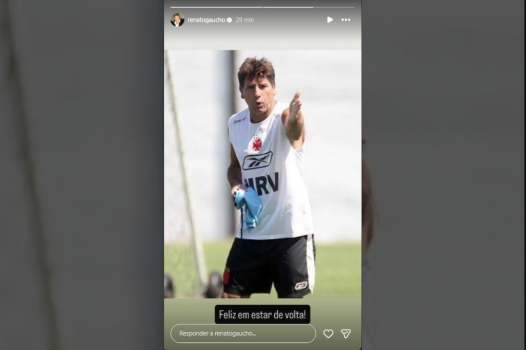 pelas-redes-sociais,-renato-gaucho-confirma-retorno-ao-vasco.-veja