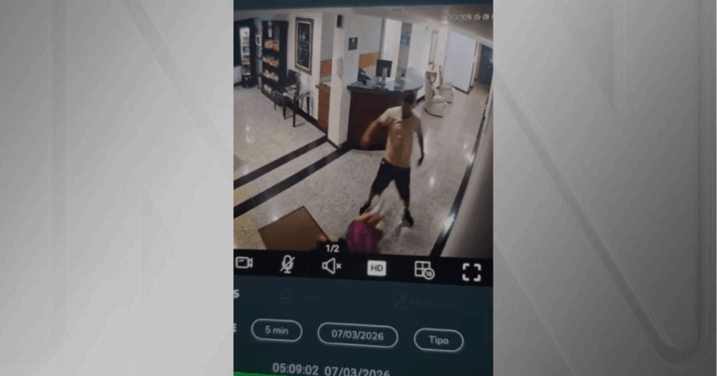 homem-e-preso-ao-ser-flagrado-agredindo-recepcionista-de-hotel-em-curitiba