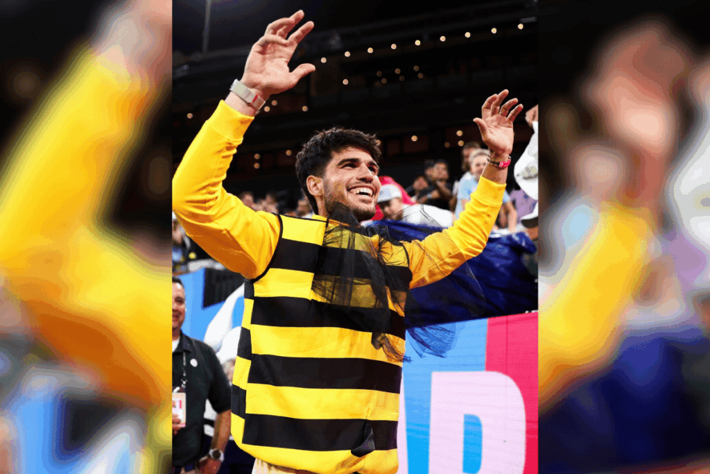 apos-vitoria-em-indian-wells,-carlos-alcaraz-veste-fantasia-em-quadra