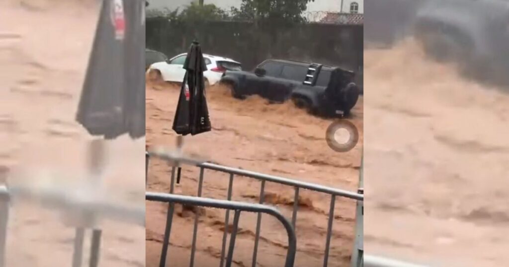 rapper-djonga-registra-enxurrada-atingindo-carros-em-bh;-veja-video