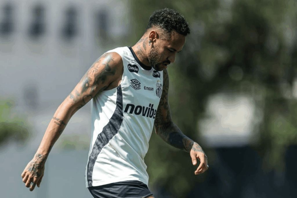neymar-participa-de-jogo-treino-contra-equipe-sub-20-do-santos.-veja-video