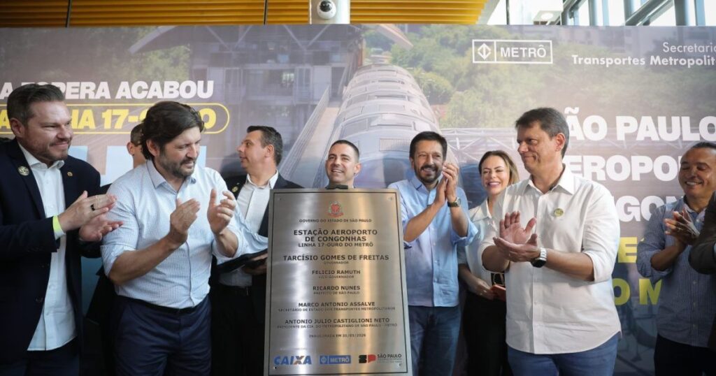 em-cerimonia,-governo-de-sp-inaugura-linha-17-ouro-e-anuncia-expansao