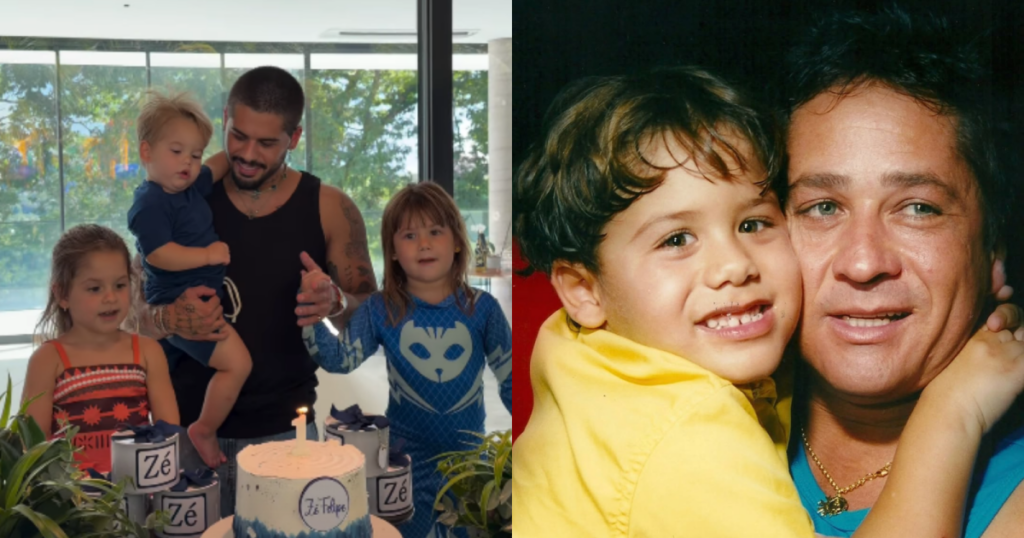 ze-felipe-comemora-aniversario-com-vela-inusitada-e-fotos-antigas;-veja