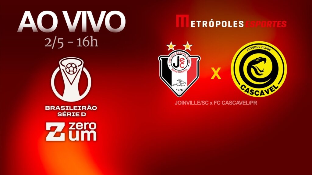 serie-d-zeroum:-metropoles-transmite-joinville-sc-x-cascavel-pr