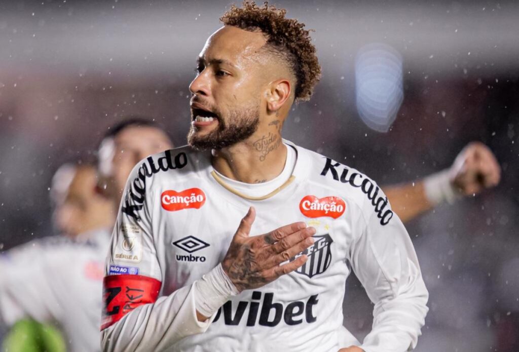 neymar-marca,-santos-vence-bragantino-no-brasileirao-e-alivia-pressao