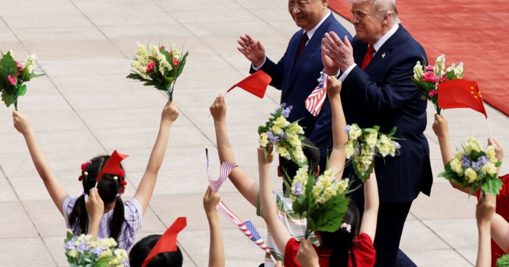 veja-como-foi-a-cerimonia-de-boas-vindas-de-trump-em-pequim