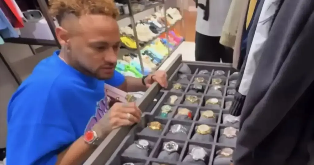 neymar-leva-relogios-de-luxo-na-bagagem-para-a-copa-do-mundo;-veja-valores