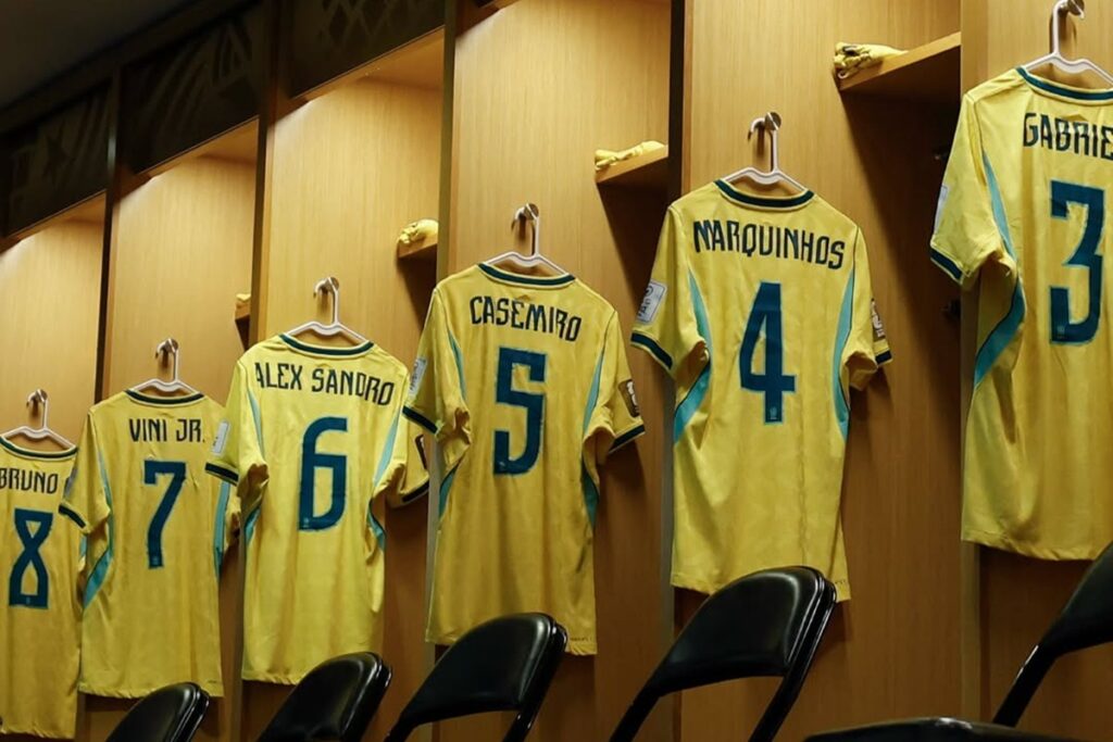 brasil-x-marrocos:-veja-o-vestiario-da-selecao-brasileira-para-estreia