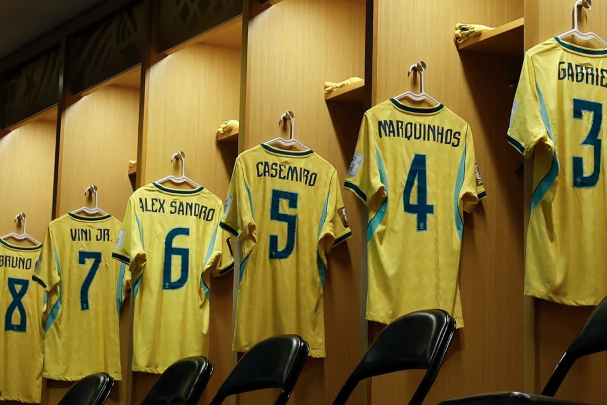 brasil-x-marrocos:-veja-o-vestiario-da-selecao-brasileira-para-estreia