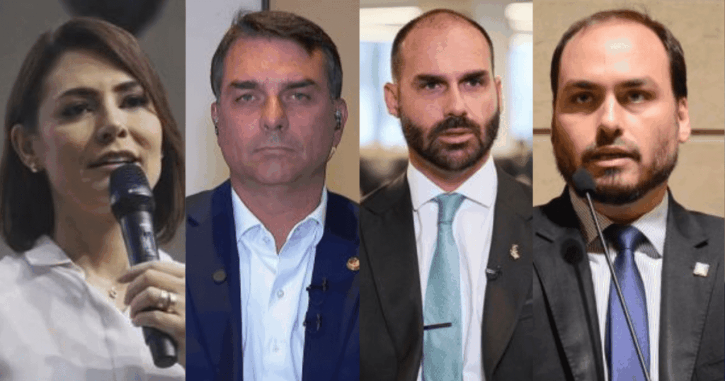 relembre-as-brigas-de-michelle,-flavio,-eduardo,-carlos-e-renan-bolsonaro