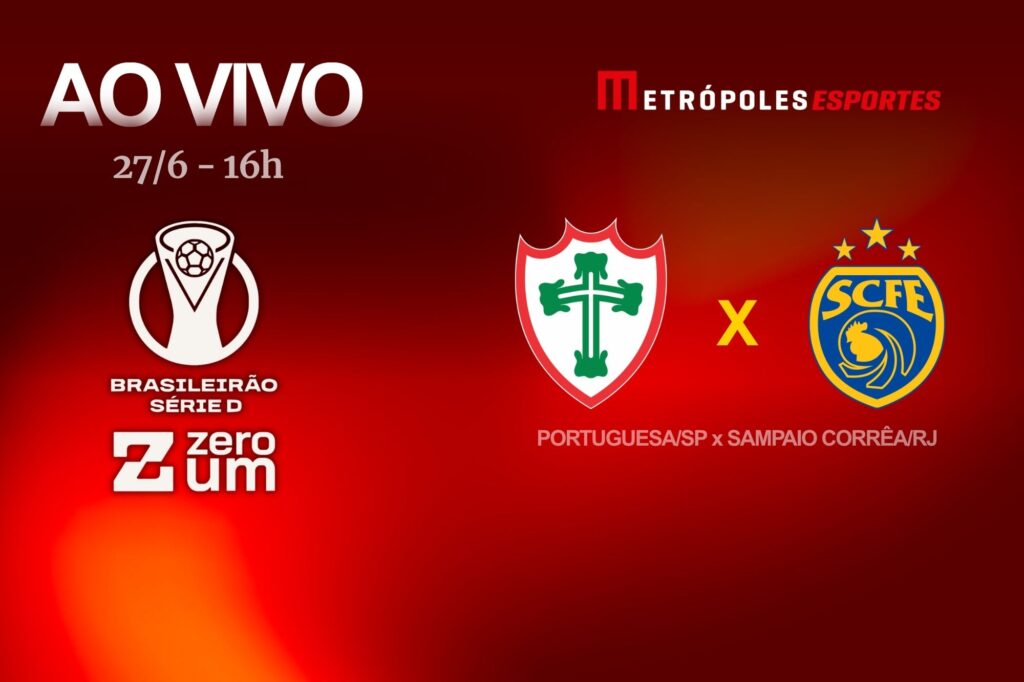 serie-d-zeroum:-metropoles-transmite-portuguesa-sp-x-sampaio-correa-rj