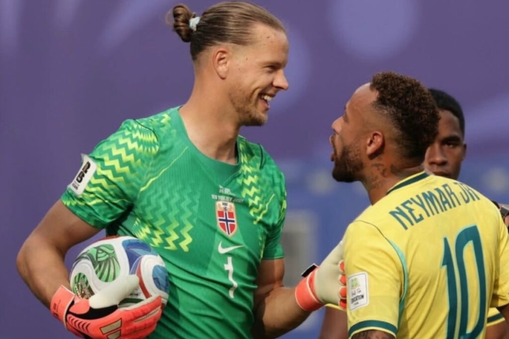 nyland,-goleiro-da-noruega,-exalta-neymar-e-faz-apelo-na-web-apos-copa