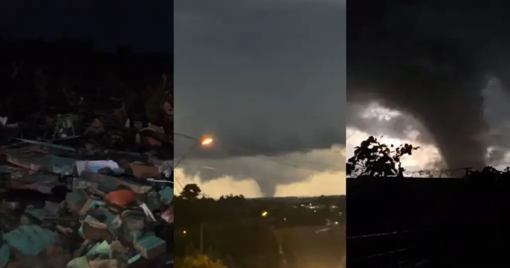Tornado gigante em Giruá: “Teremos dimensões maiores ao amanhecer”