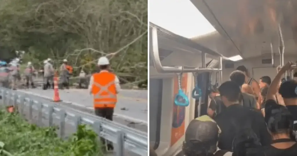 Após ventania, transporte e fornecimento de energia seguem impactados no RJ