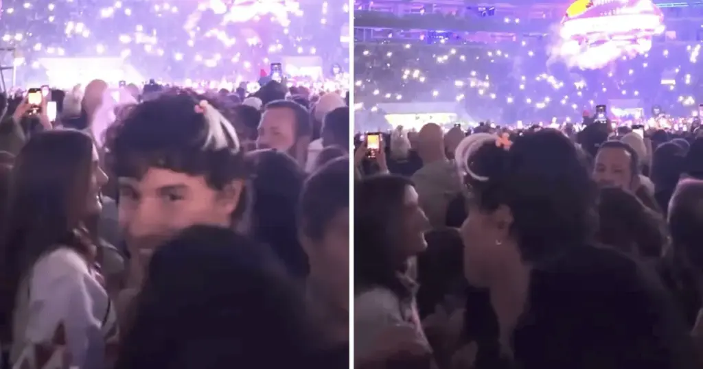 Shawn Mendes vai ao show da Xuxa com “xuxinha” no cabelo