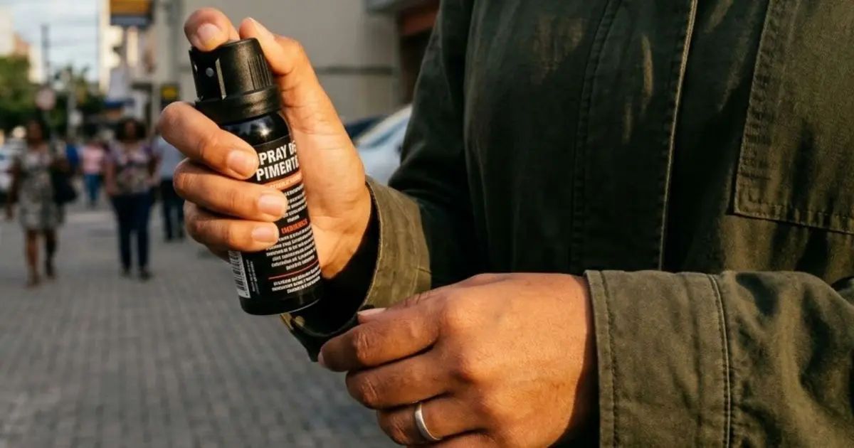 Lei que libera spray de pimenta para defesa pessoal feminina entra em vigor