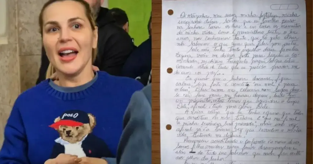 Na prisão, Deolane Bezerra escreve carta para mãe: “Esse mal é para o bem”