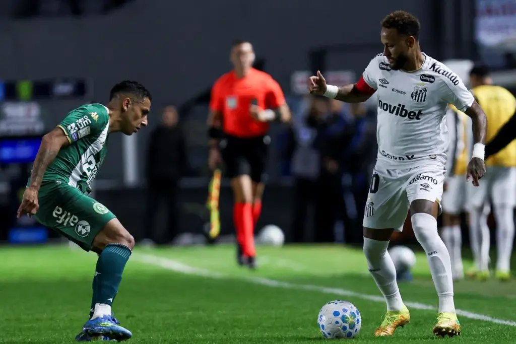Com dois gols de Neymar, Santos e Chapecoense empatam pelo Brasileirão