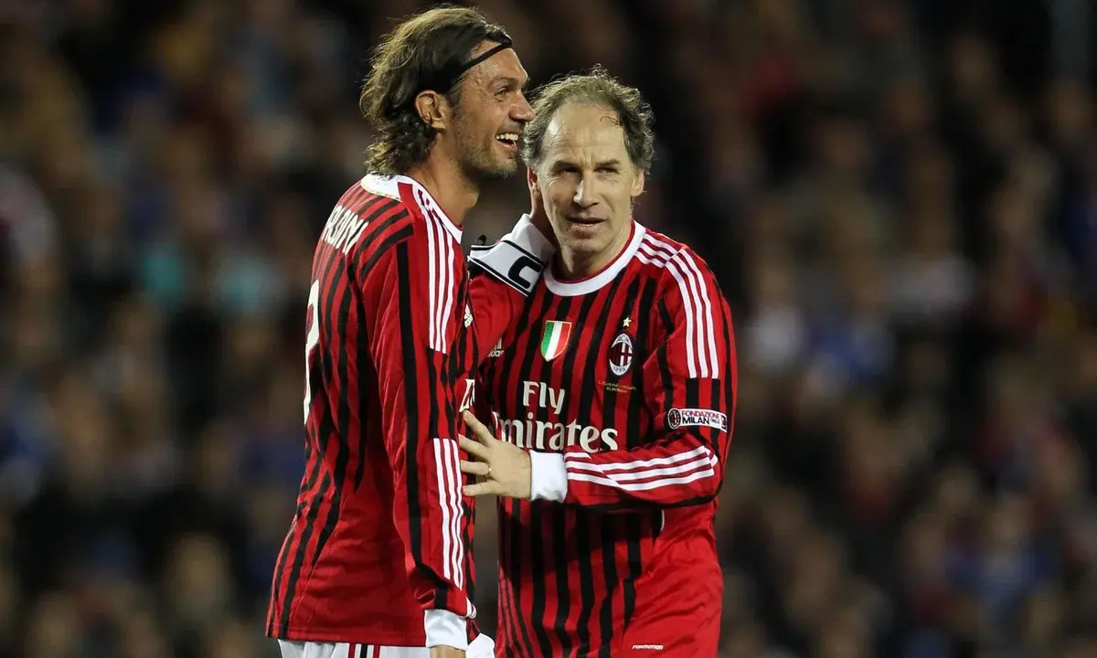 Companheiro de Baresi no Milan, Maldini lamenta morte do ex-zagueiro