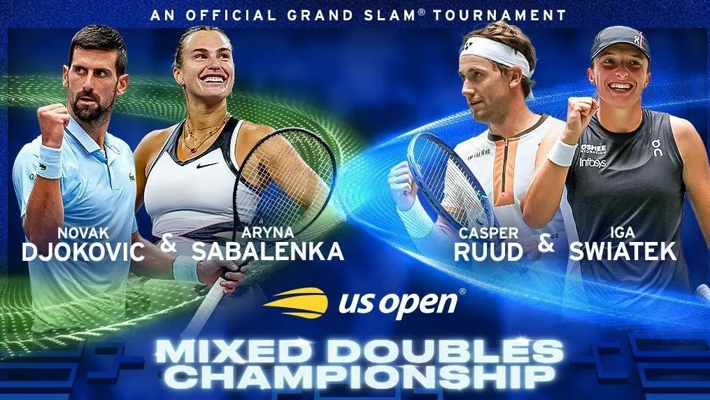 “Djokolenka”: Djokovic e Sabalenka vão jogar juntos no US Open