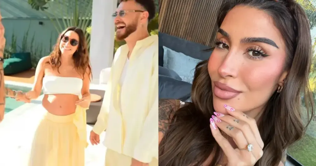 Fred Bruno revela sexo do 2º filho e Bianca Andrade sugere nome