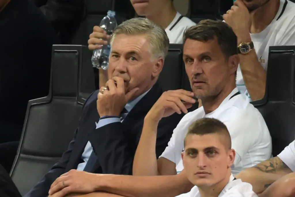 Itália: Maldini revela que conversou com Ancelotti antes de Guardiola
