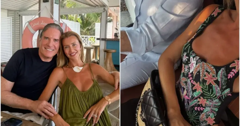 Mulher de Roberto Justus abre álbum nas Bahamas: “Não tem preço”