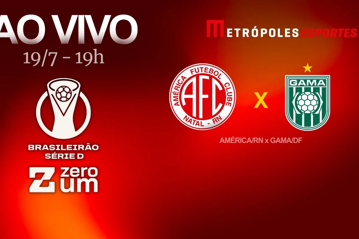 Série D ZeroUm: Metrópoles transmite América-RN x Gama-DF ao vivo