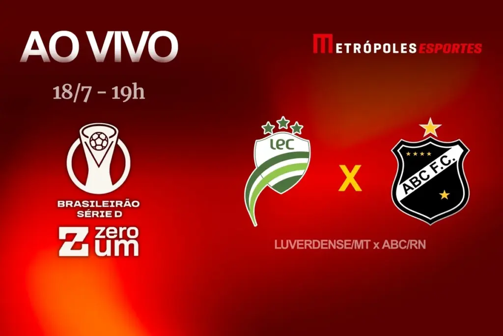 Série D ZeroUm: Metrópoles transmite Luverdense-MT x ABC-RN ao vivo