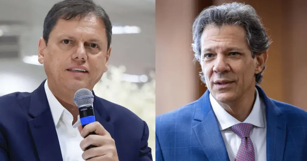 Eleições 2026: Tarcísio forma palanque com 12 partidos; Haddad com 7