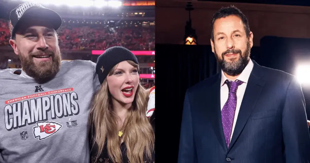 Convidado fala sobre participação de Adam Sandler no casamento de Swift
