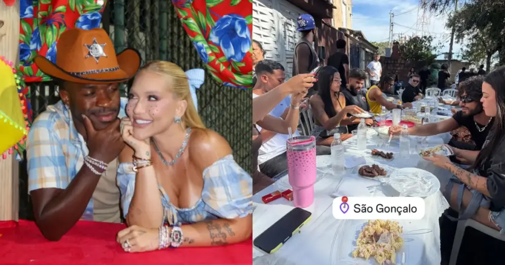 Virginia aproveita tarde com churrasco em cidade de Vini Jr.; veja fotos