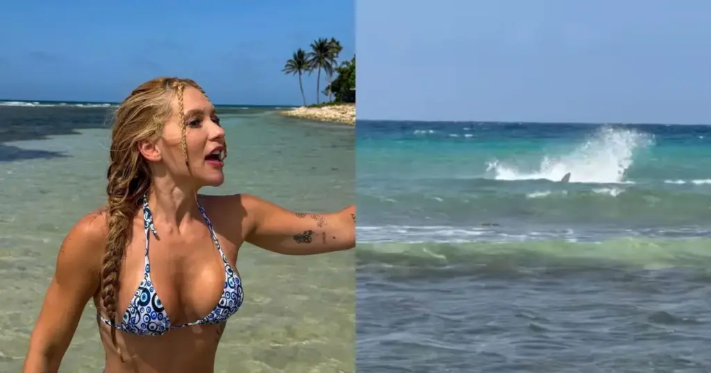 Virginia é surpreendida por tubarão em praia da Jamaica: “Medo”