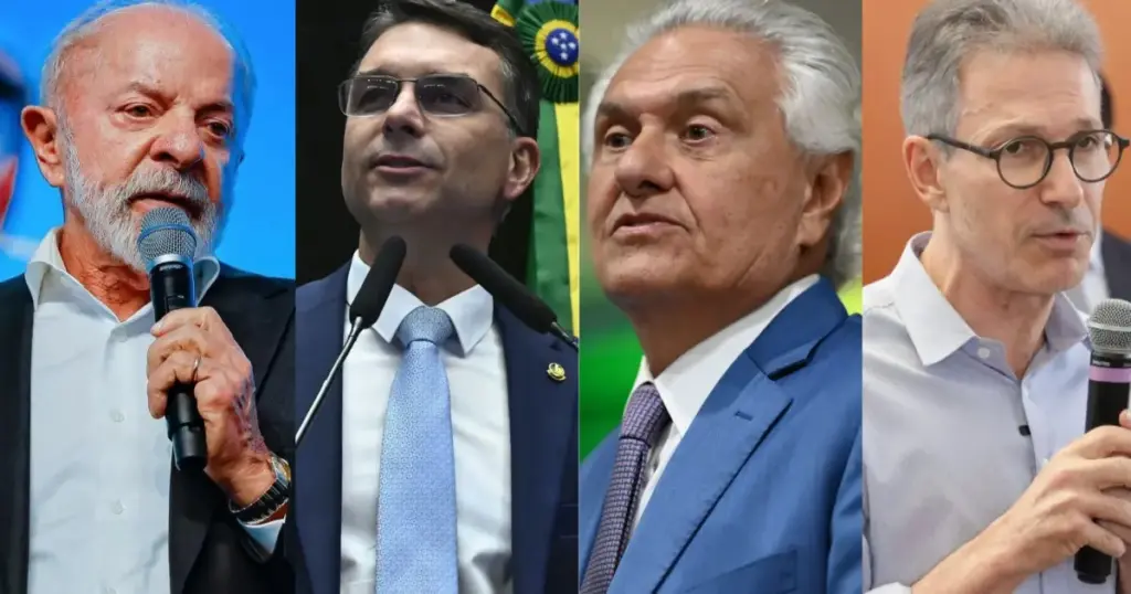 PoderData/Aya: Lula empata com Flávio, Zema e Caiado no 2º turno