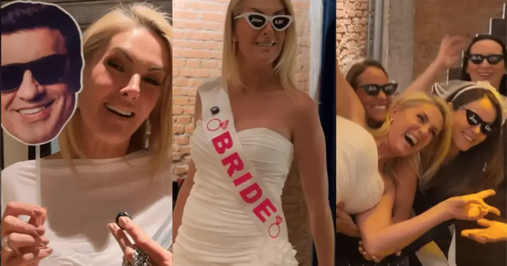 Ana Hickmann mostra “chá de lingerie” antes de casamento com Edu Guedes