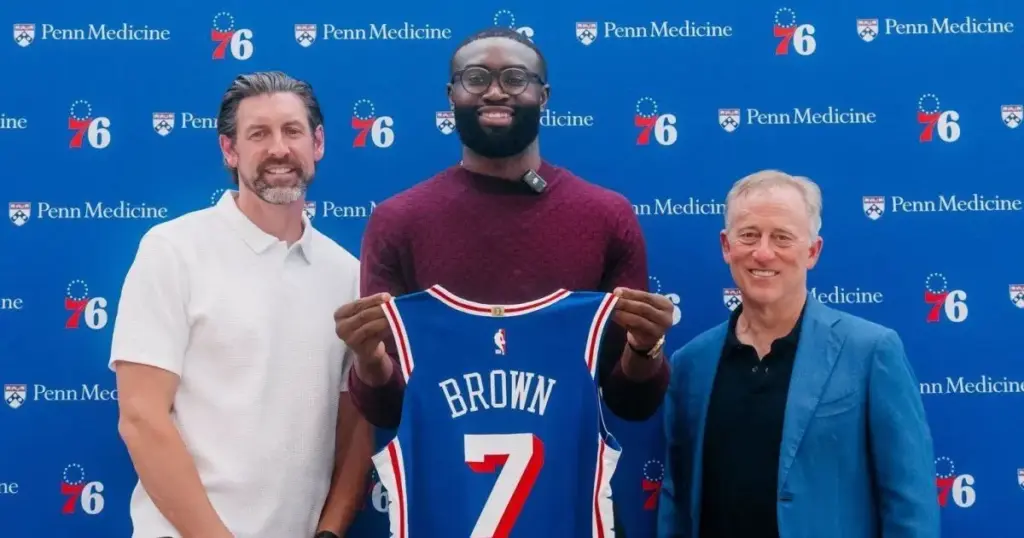 Jaylen Brown é apresentado pelo Philadelphia 76ers: “Meu foco é vencer”