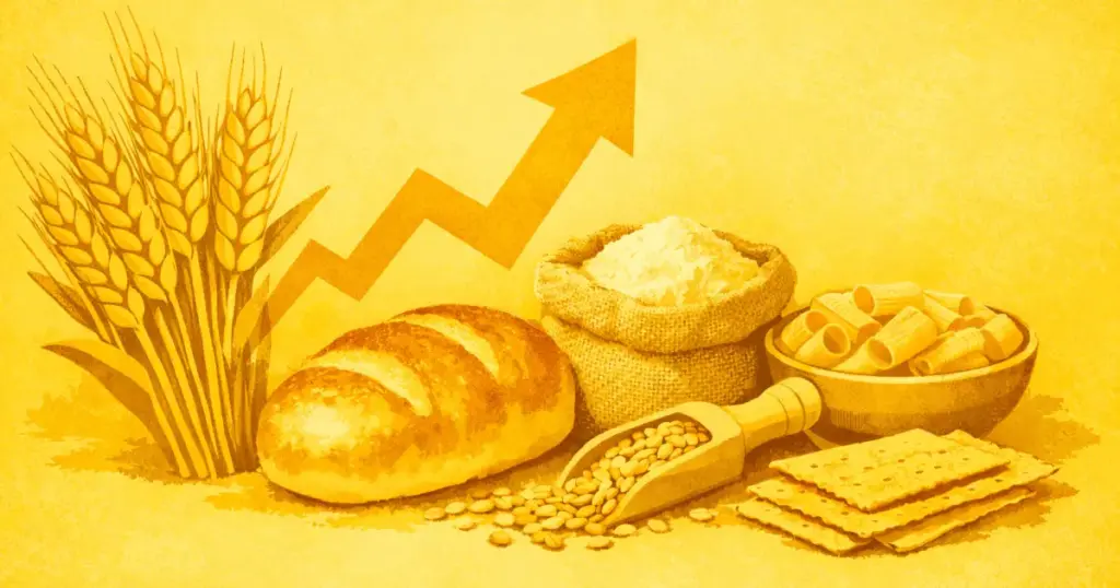 Trigo mais caro pressiona moinhos e padarias; veja como fica preço do pão