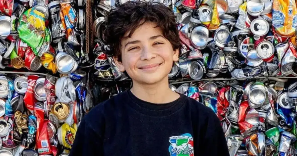 Garoto de 13 anos recolheu 1,5 milhão de latinhas; veja o que ele salvou