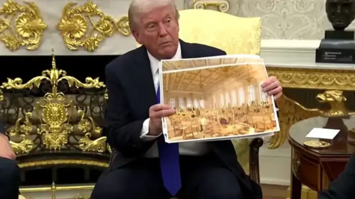 Trump chama decisão sobre o salão de baile de uma “desgraça nacional”