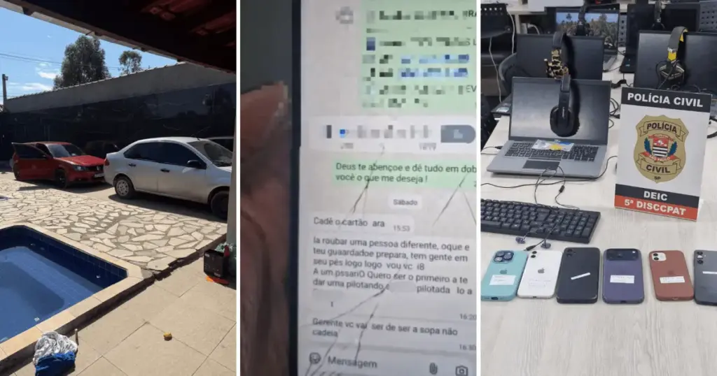 Vítima “profetiza” prisão de suspeitos de aplicar golpe; ouça áudio