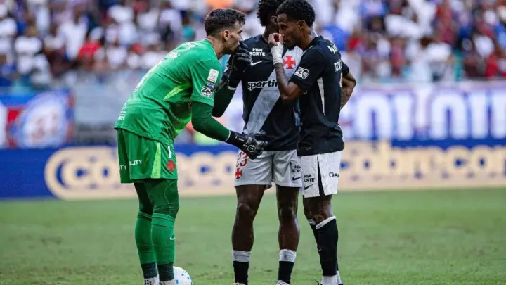 Brasileirão: após goleada, Vasco tem 66,4% de risco de rebaixamento
