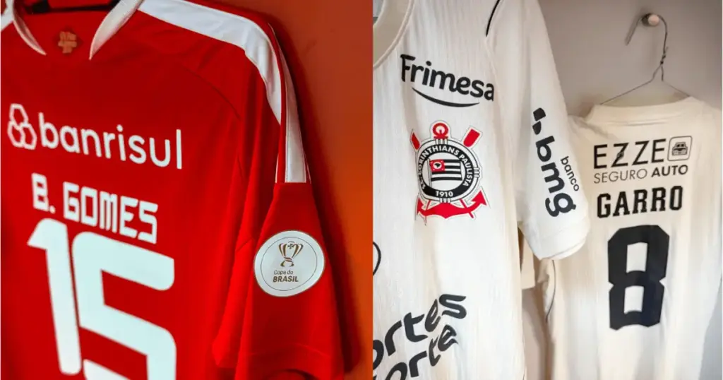 Internacional x Corinthians: escalações e onde assistir à Copa do Brasil