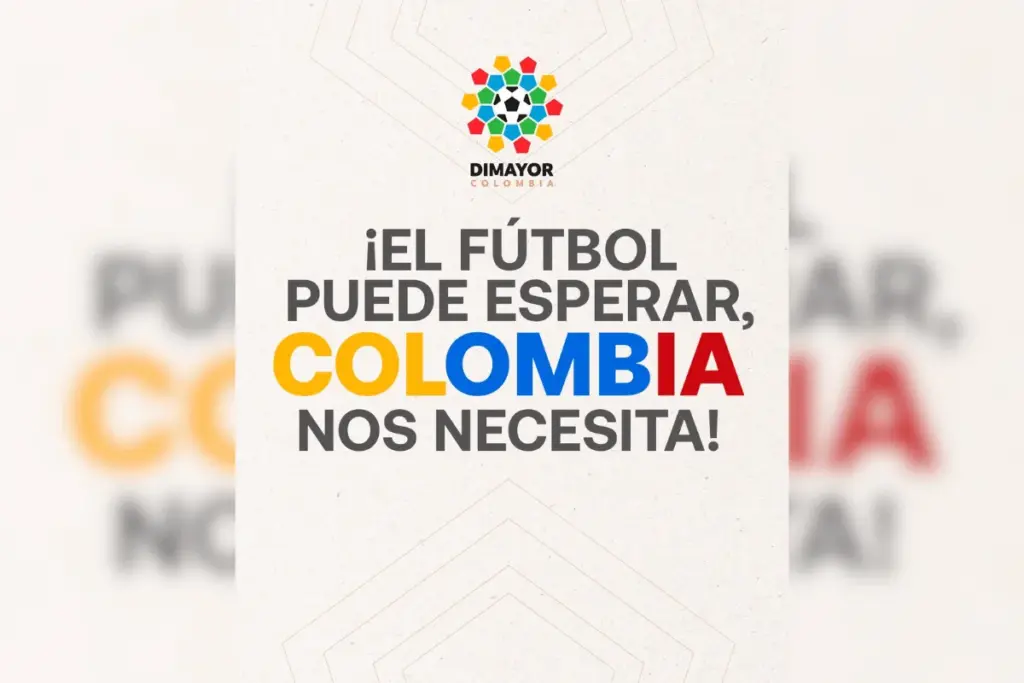 Colômbia: organização suspende futebol no país por uma semana